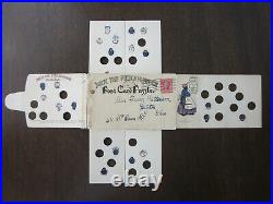 1907 Black Americana Pickaninnies Mechanical Puzzle Postcard With Solution