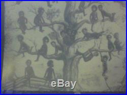 1909`BlackBirds, Very unusual copy' Black memorabilia ART PRINT