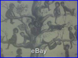 1909`BlackBirds, Very unusual copy' Black memorabilia ART PRINT