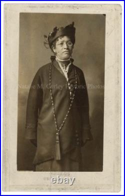 1910s Stylish African American Kentucky Woman Portrait RPPC Photo