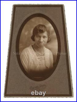1910s Young African American Woman Denver CO Portrait Photo