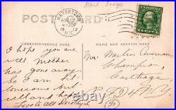1912 RPPC 24th Infantry Buffalo Soldiers Black Americana WWI Watertown, NY KO4