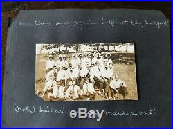 1917 African American Atlanta University Photo Album Champion Baseball Team