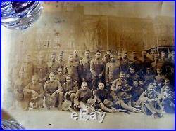 1918 African American WWI Army Howard University S. A. T. C. Panoramic Photograph