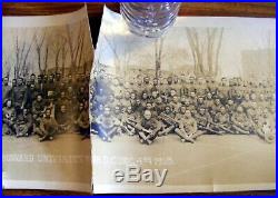 1918 African American WWI Army Howard University S. A. T. C. Panoramic Photograph