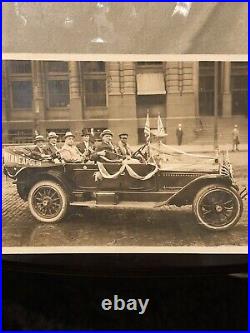 1920's Minneapolis, Minnesota BLACK LIMO DRIVER In Election Parade Photo