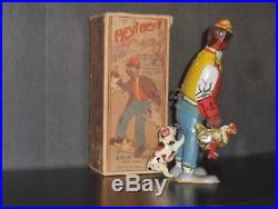 1920's US Made Marx Hey Hey The Chicken Snatcher Tin Wind Up Toy Near Mint in OB