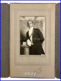 1920s Jazz Age African American HBCU Student Fraternity Photo