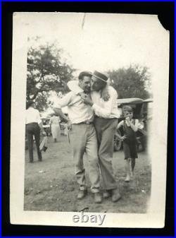 1920s Snapshot Hugging Men / Gay Int