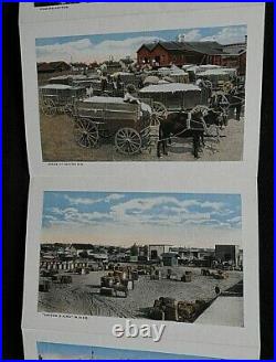 1921 The Land Of King Cotton Black Americana Postcard Souvenir Folder Rare