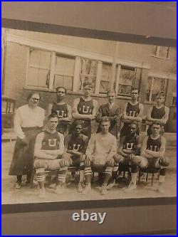 1922 UHS-BUB Integrated Basketball Team PhotoRare