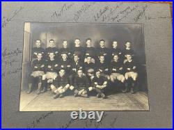 1924 Vintage Football Team Photo with Autographs Early Gridiron Sports Photograph