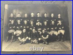 1924 Vintage Football Team Photo with Autographs Early Gridiron Sports Photograph