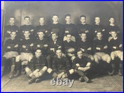 1924 Vintage Football Team Photo with Autographs Early Gridiron Sports Photograph