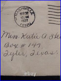 1927 African American Letter Meharry Medical College Nashville Tennessee