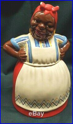 1930-1940's Brayton Laguna California Black Aunt Jemima Mammy Cookie Jar