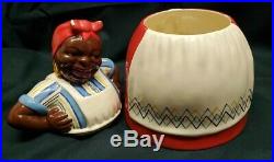 1930-1940's Brayton Laguna California Black Aunt Jemima Mammy Cookie Jar
