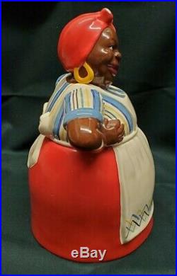 1930-1940's Brayton Laguna California Black Aunt Jemima Mammy Cookie Jar