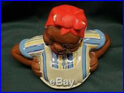 1930-1940's Brayton Laguna California Black Aunt Jemima Mammy Cookie Jar