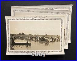 1930s African American Black River Baptism Snapshot Photos Shreveport LA