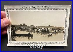 1930s African American Black River Baptism Snapshot Photos Shreveport LA