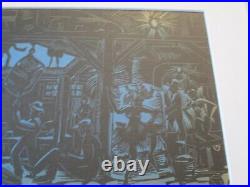 1930s Black Americana Portrait Collection Woodcut Sloan Art Deco Antique Rare