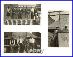 1930s Black Burlesque Dixie Land Midway Performers Snapshot Photos