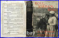 1933 Roll Jordan Roll1stVintage Book w D/JBlack AmericanaDoris Ulmann Photos