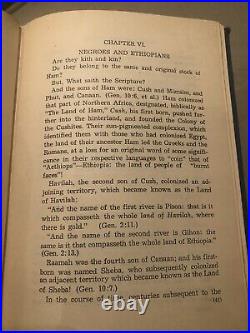 1937 GOD & THE NEGRO Bible The Biblical Record Of The Negro Black Americana