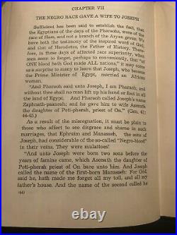 1937 GOD & THE NEGRO Bible The Biblical Record Of The Negro Black Americana