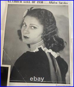 1938 All Black Movie Gang Wars Gladys Snyder 6 Glamor & Movie 8X10 Photos