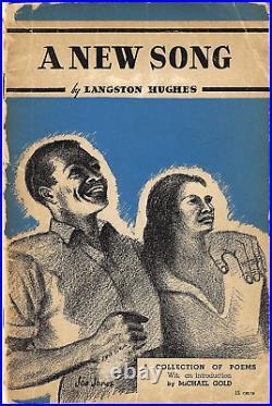 1938 Langston HughesA New Song1st Ed. African American PoetryI. W. O. Book