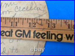 1950s African-American Couple Oval Portrait Vtg Hand-Tinted Photo Card 9x13