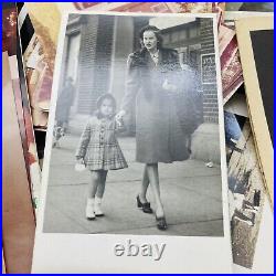 1950s Era Vintage Photos Lot of 200 Plus Family Black White Color Ephemera News