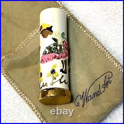 1950s WAND ART BLACK GIRL LIPSTICK TUBE POUCH Vintage? NOS BLACK AMERICANA