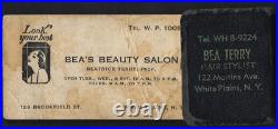 1950sAfrican American Beauty Salon AdvertisingMiniature BibleWhite Plains, NY