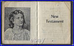 1950sAfrican American Beauty Salon AdvertisingMiniature BibleWhite Plains, NY