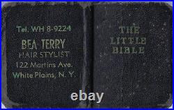 1950sAfrican American Beauty Salon AdvertisingMiniature BibleWhite Plains, NY