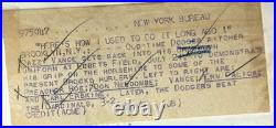 1951 Type-1 Original LA DODGERS Photo DON NEWCOMBE, DAZZY VANCE
