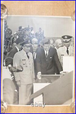 1962 Photo President Kennedy Oahe Dam South Dakota US Army Corp Engineers RARE