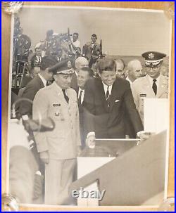 1962 Photo President Kennedy Oahe Dam South Dakota US Army Corp Engineers RARE