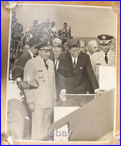 1962 Photo President Kennedy Oahe Dam South Dakota US Army Corp Engineers RARE