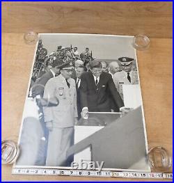 1962 Photo President Kennedy Oahe Dam South Dakota US Army Corp Engineers RARE