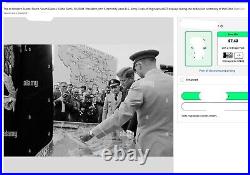 1962 Photo President Kennedy Oahe Dam South Dakota US Army Corp Engineers RARE