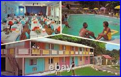 1964 NY Greenfield Park Montego Country Club Black Americana Utopia Postcard N85