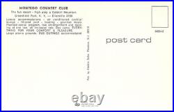 1964 NY Greenfield Park Montego Country Club Black Americana Utopia Postcard N85 1964 NY Greenfield Park Montego Country Club Black Americana Utopia Postcard N85