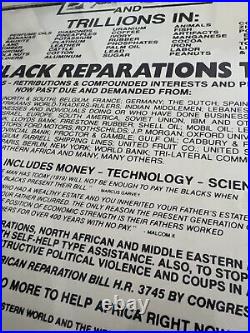 1968 African American Slavery GOBOA Reparations Stolen From Africa Political