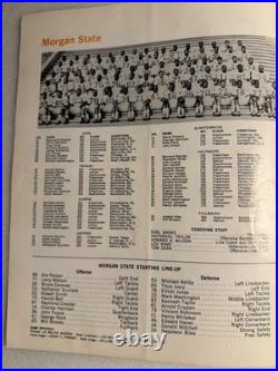 1968 Grambling vs Morgan State Program Yankee Stadium HBCU NYC 1st Invitational