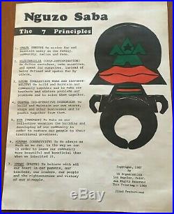 1969 Nguzo Saba, The 7 Principles, US Organization, Jihad Productions, Kwanzaa