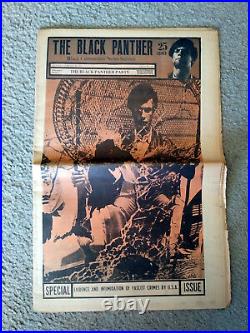 1970 Black Panther Party Newspaper Huey Newton E. Cleaver B. Seale Vol IV No. 12